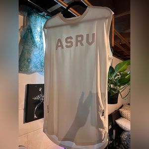 White ASRV sports shirt